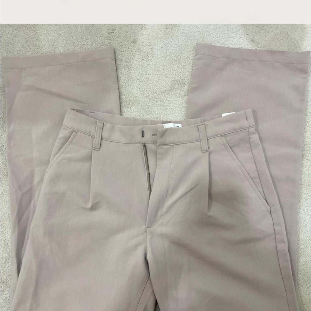 Abercrombie & Fitch Tan Straight Leg trousers